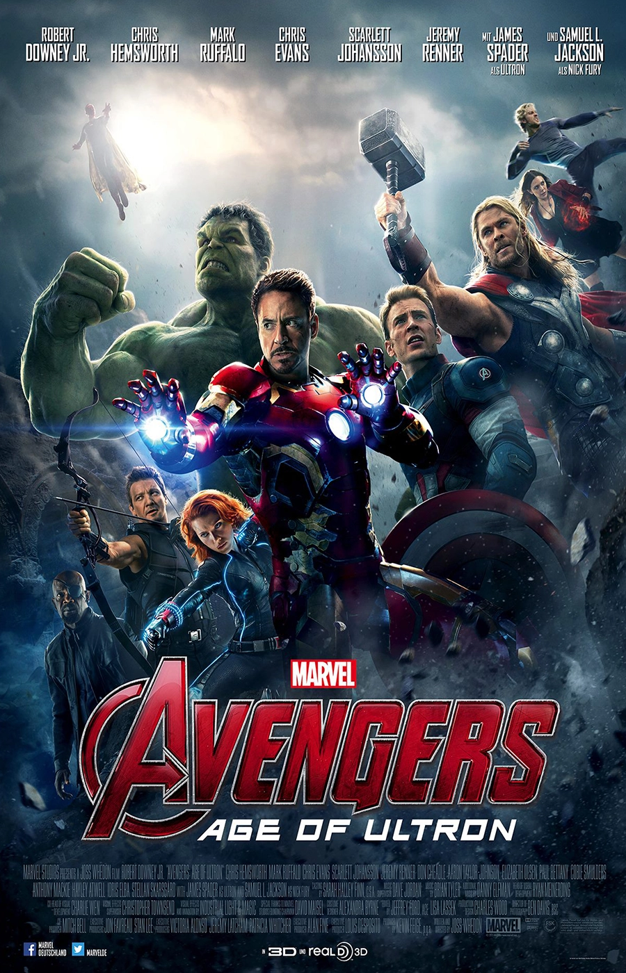 ảnh poster phim Avengers: Đế Chế Ultron (Avengers: Age of Ultron)