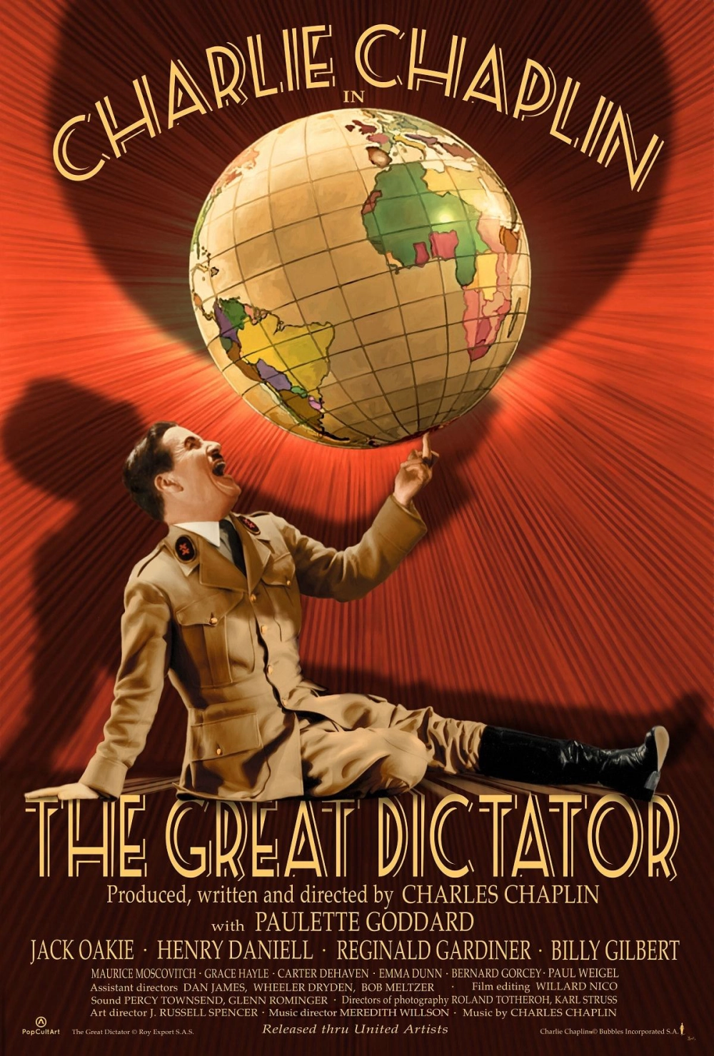 ảnh poster phim Nhà độc tài vĩ đại (The Great Dictator)